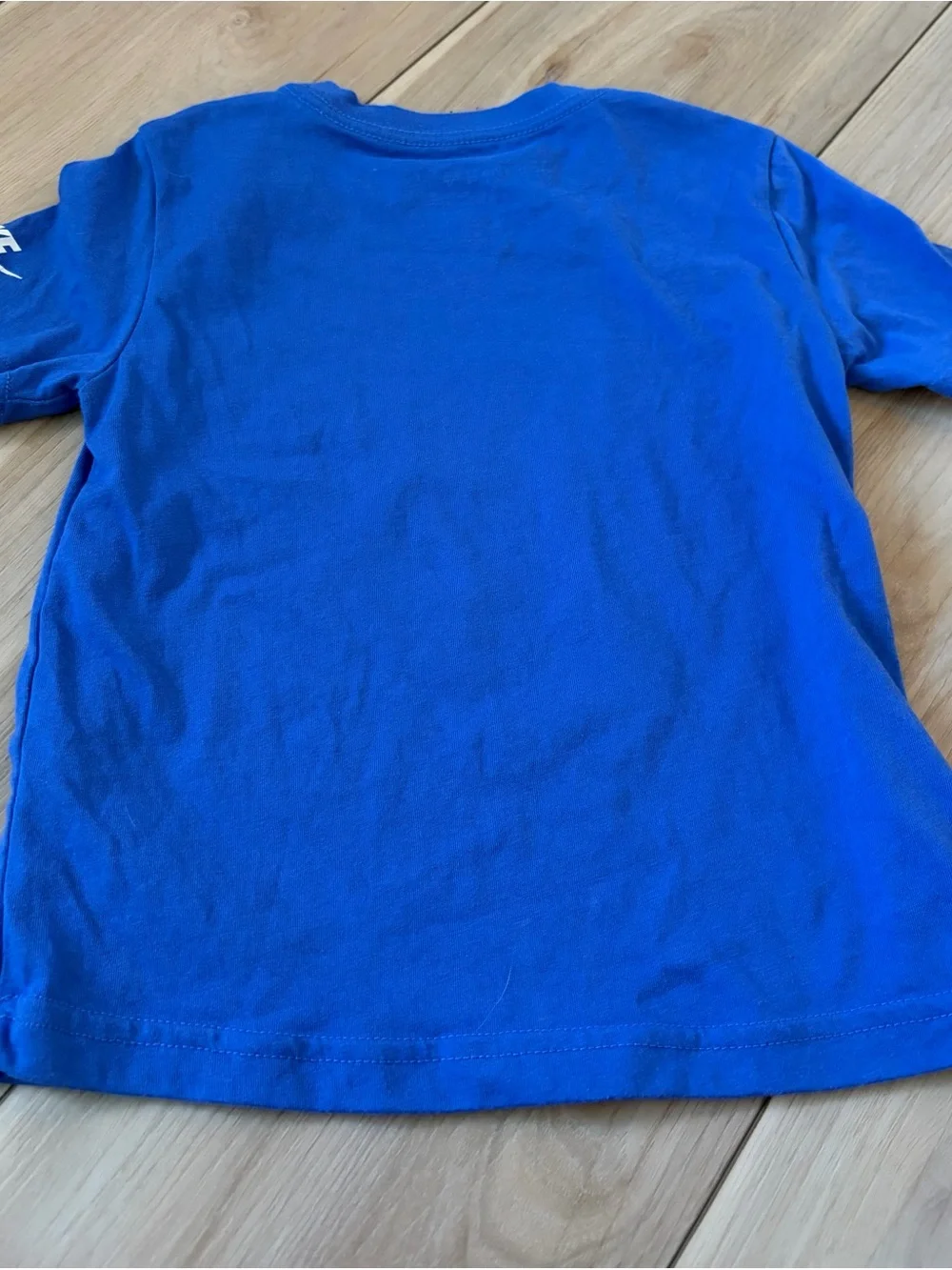 Nike Boys Stay Spicy Dog Graphic T-Shirt Blue- XS 4